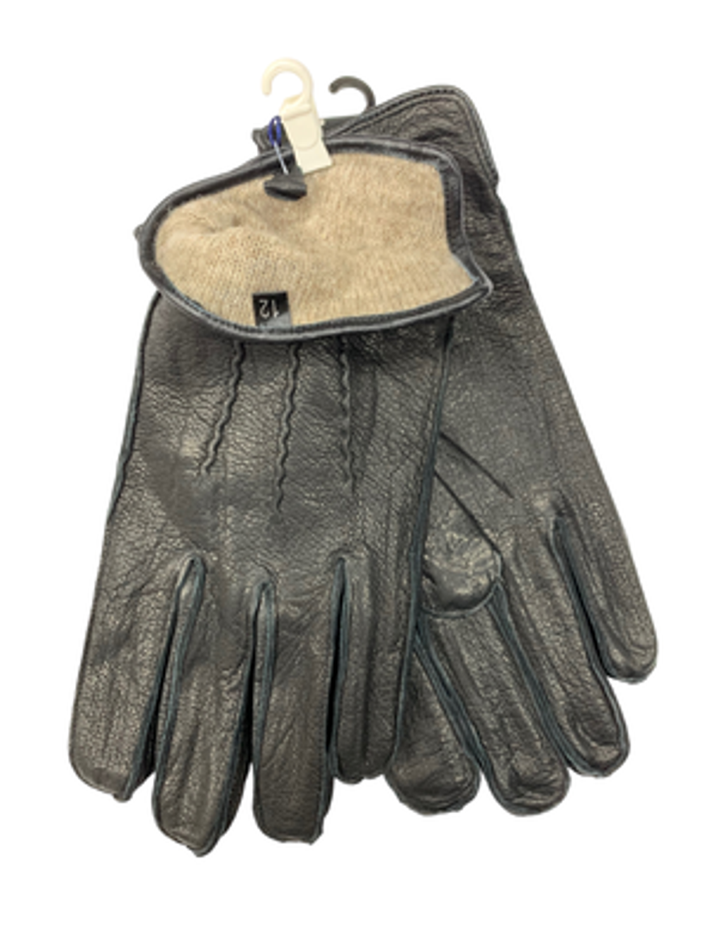 Перчатки. Мужские. Материал верха: Кожа оленя. Подклад: Трикотаж-шерсть. 5 шт в упаковке.