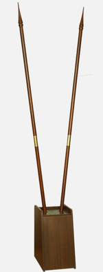 Подставка напольная для флагов и знамён Тумба 2 штока