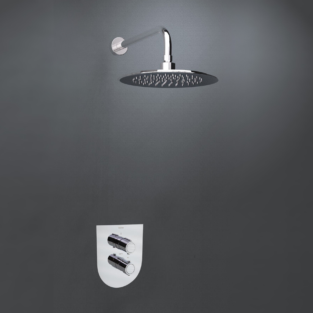 Встраиваемый термостатический смеситель для душа с тропическим душем URBAN CHIC K2124012