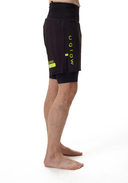 ШОРТЫ МУЖСКИЕ SFA5 ELEVATE 2IN1 | BLACK YELLOW