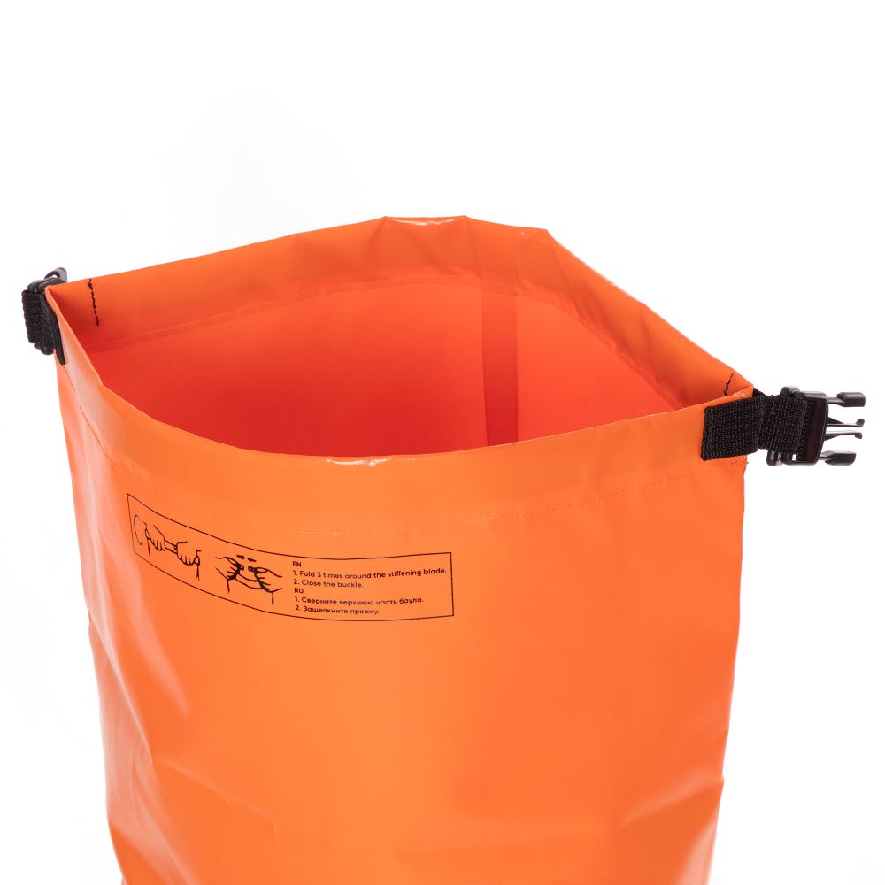 Гермомешок &quot;СЛЕДОПЫТ - Dry Bag&quot; без лямок, 60 л,ПВХ, цв. оранжевый/20/25/