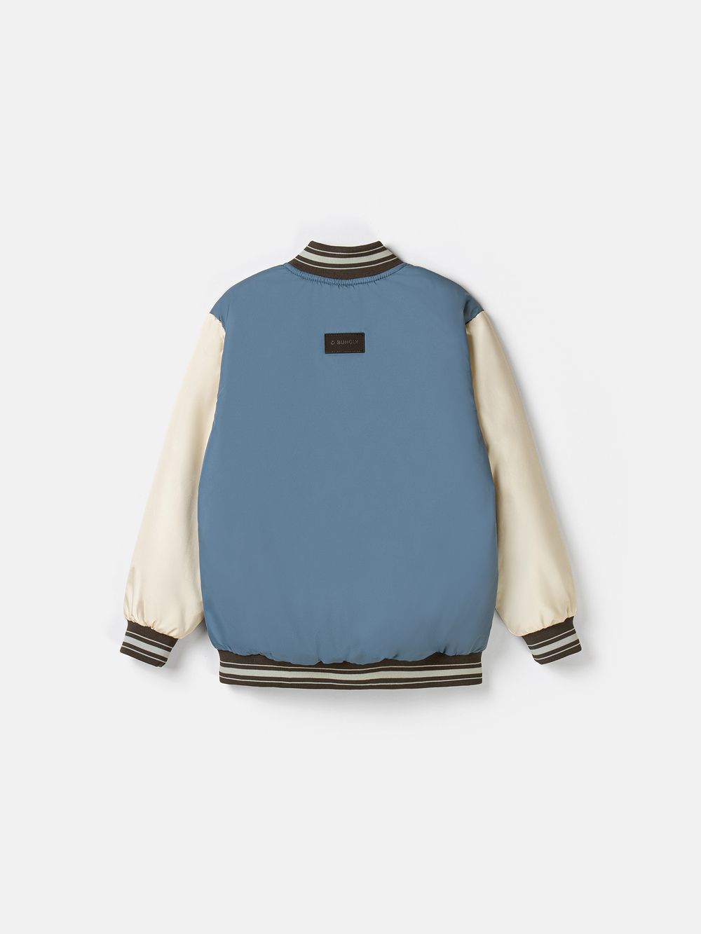 Бомбер с утеплителем "Деним" 7+