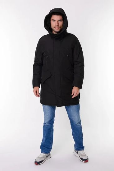 Куртка-парка KEYSOR -20 TRITON (Плащевая ткань, чёрн)