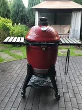 Керамический гриль Kamado Joe Classic III, 46 см (красный), с ножками и столиками
