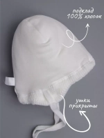 Шапка зимняя с ушками на завязках