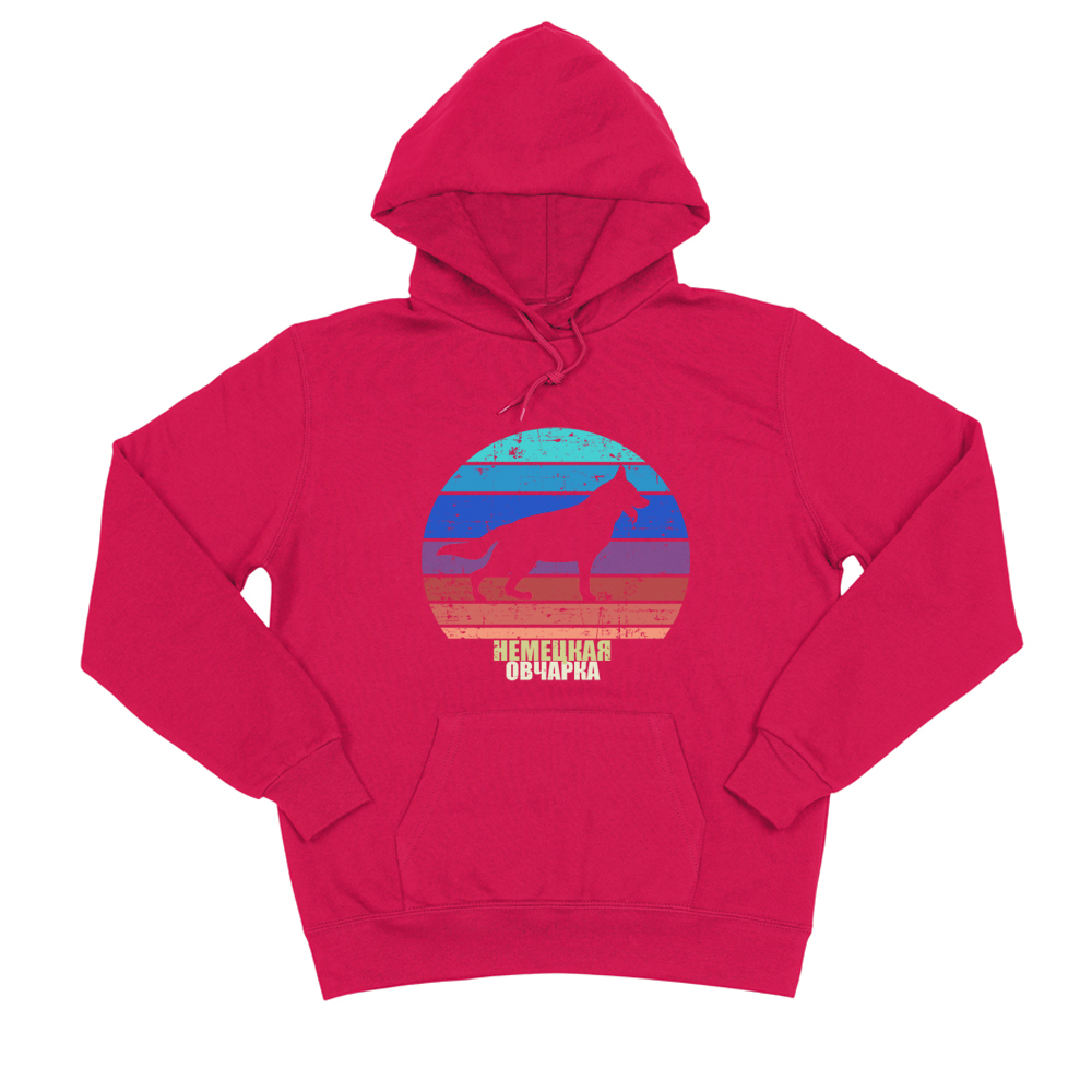 Толстовка "Овчарка в круге"