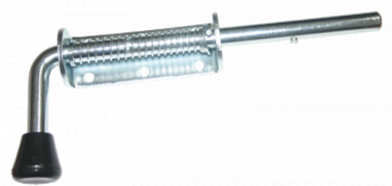 Засов круглый с пружиной 3Д-12-300мм. Металлист (10шт)