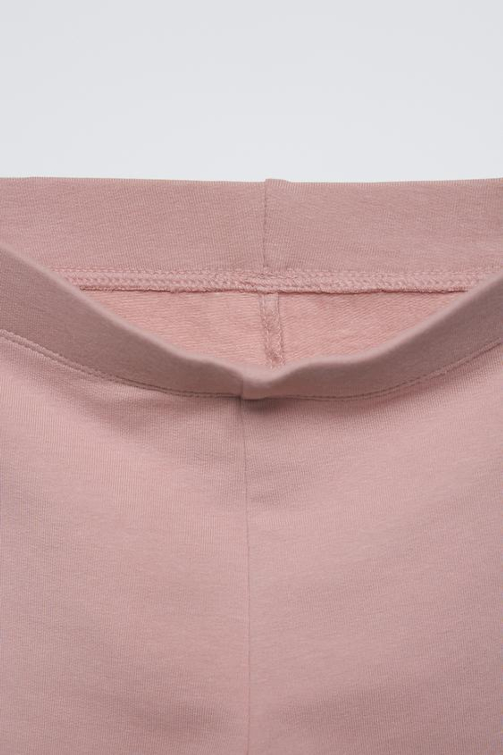 ZARA НАБОР ИЗ ДВУХ ОДНОТОННЫХ ЛЕГИНСОВ, ТЕМНО-БАКЛАЖАНОВЫЙ