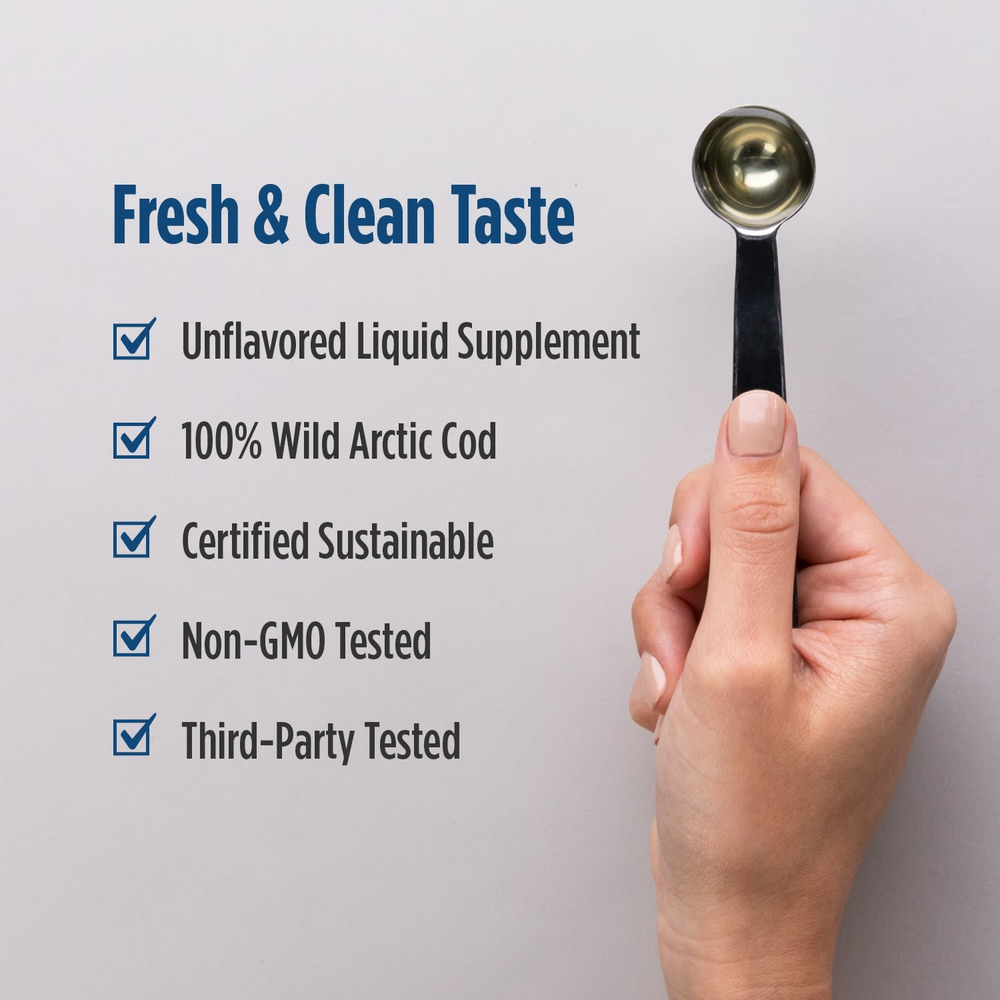 Nordic Naturals, Arctic Cod Liver Oil™, без добавок, 1060 мг, 237 мл (8 жидк. унций)