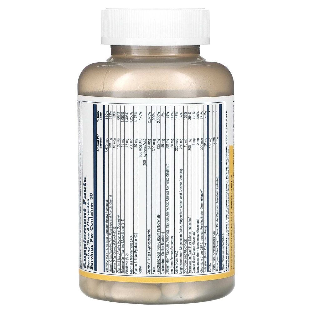 Solaray, High Potency Multi-Vita Mega-Mineral, мультивитамины, 120 капсул