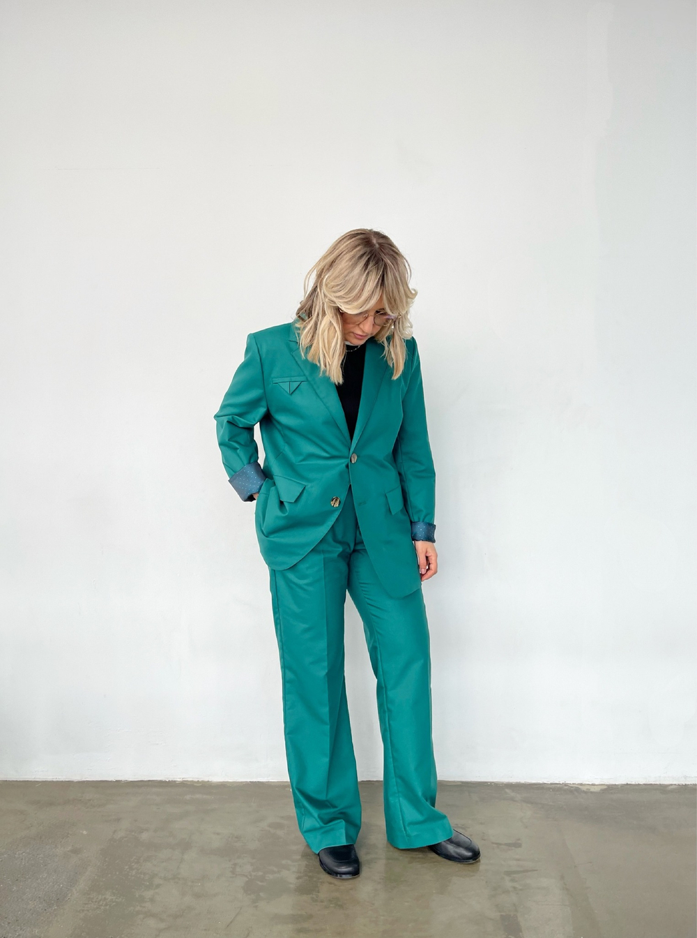 Классические брюки изумруд 3