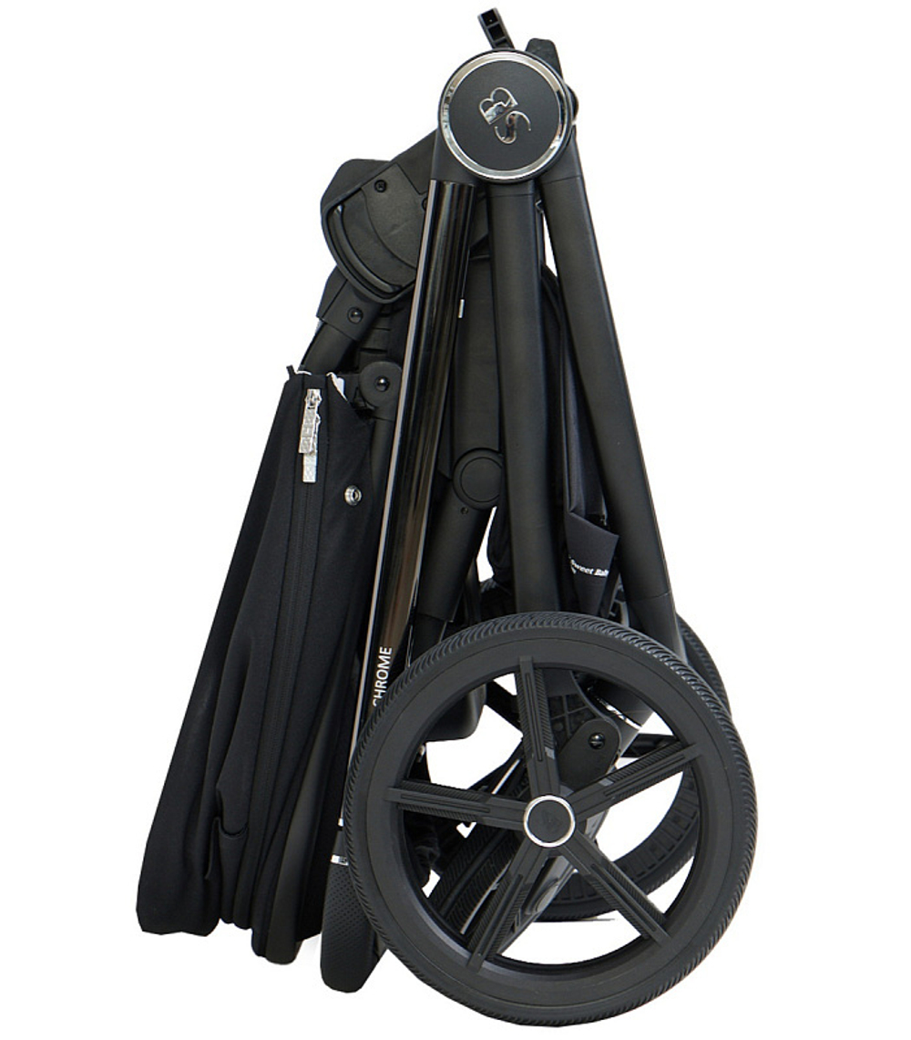 Детская коляска Sweet Baby Elegante 3 в 1 Chrome Black