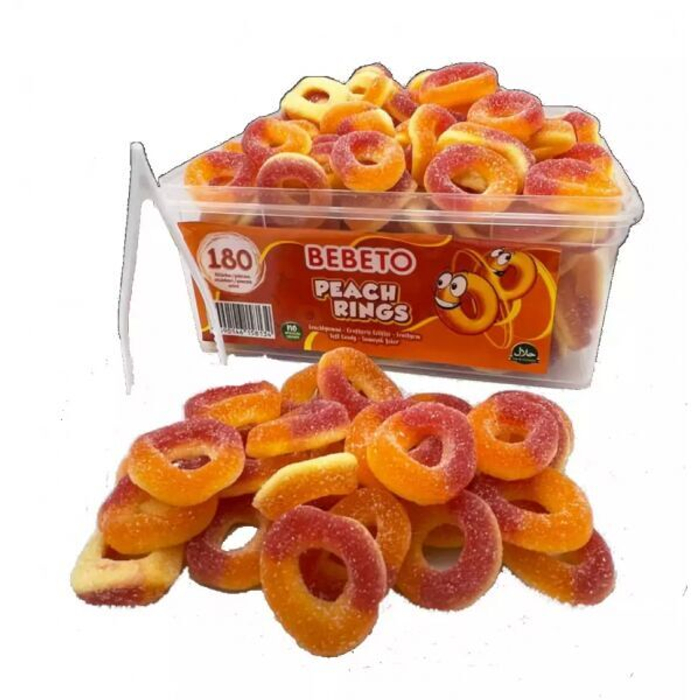 Жев. мармелад PEACH RINGS со вкусом персика