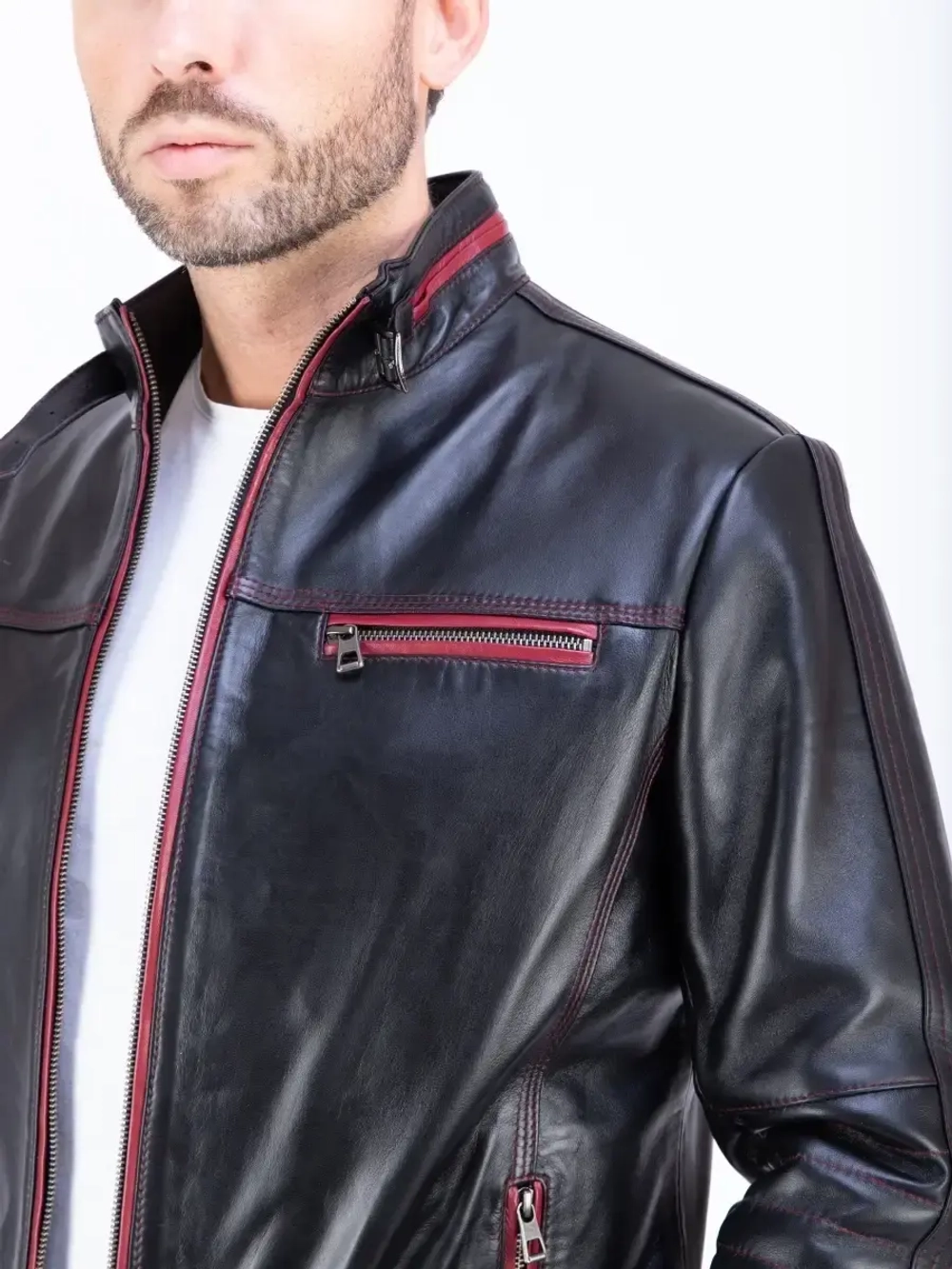 Куртка мужская из натуральной кожи