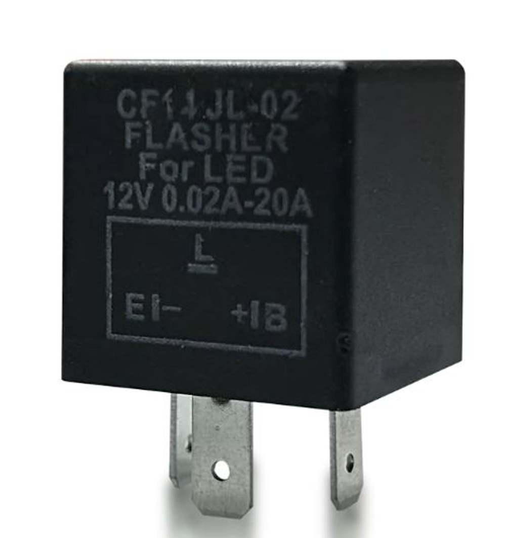 Реле 3-х конт поворот 20А для светодиодных ламп #CF14 JL-02