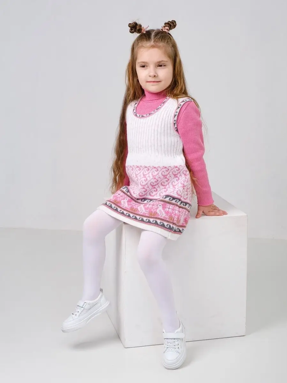 Сарафан вязаный