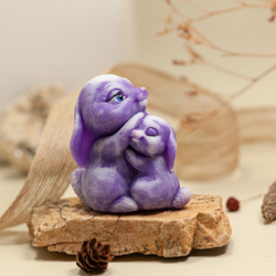 Мама с зайченком