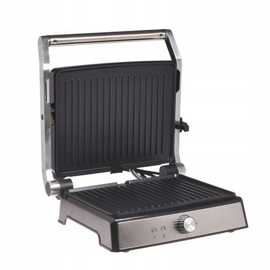 Гриль электрический контактный 2000 Вт.  Kamille KM 6706 с антипригарным покрытием