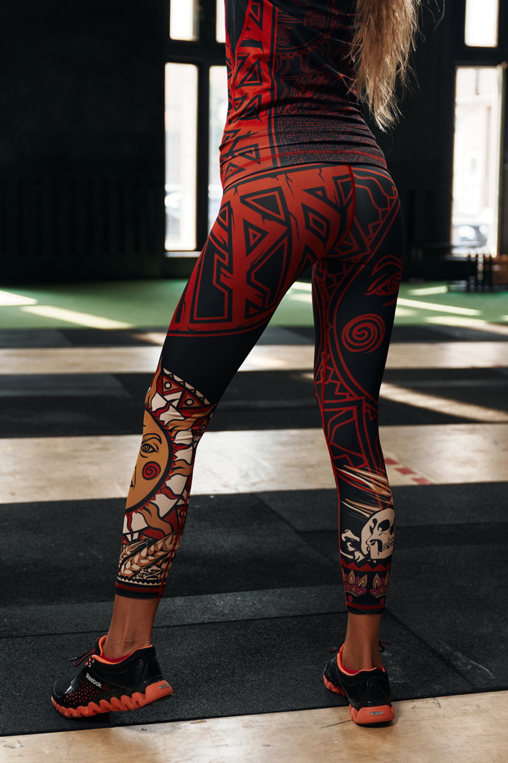 Компрессионные штаны Варгградъ женские "Солнце за нас"