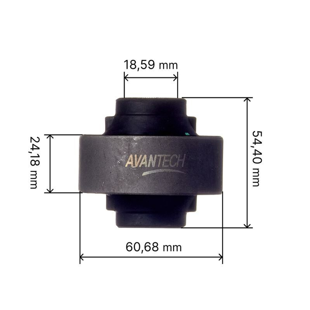 Сайлентблок переднего нижнего рычага задний Avantech ASB0198