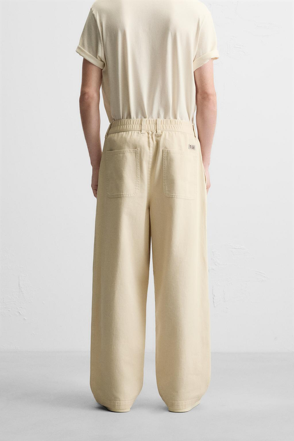 Брюки relaxed fit из рельефной ткани