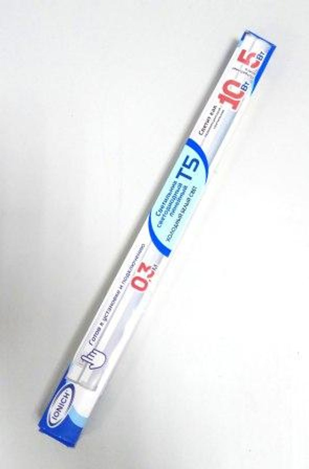 Светильник светодиодный линейный Т5 IONIСH SLED-COCB-СПБТ5-300мм-5Вт-450Лм-220В-6500К-IP40