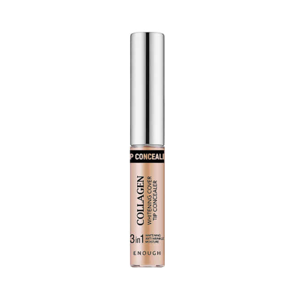 Осветляющий коллагеновый консилер 3 в 1 Тон01 ENOUGH Collagen Whitening Cover Tip Concealer 3in1 #01