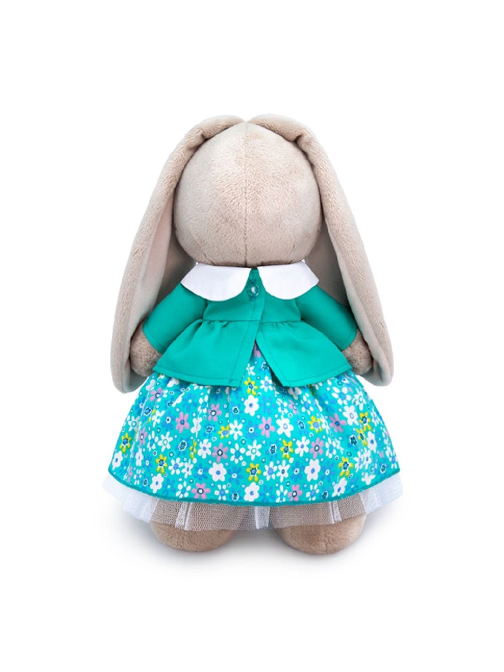 Мягкая игрушка Зайка Ми в бирюзовой курточке 25см