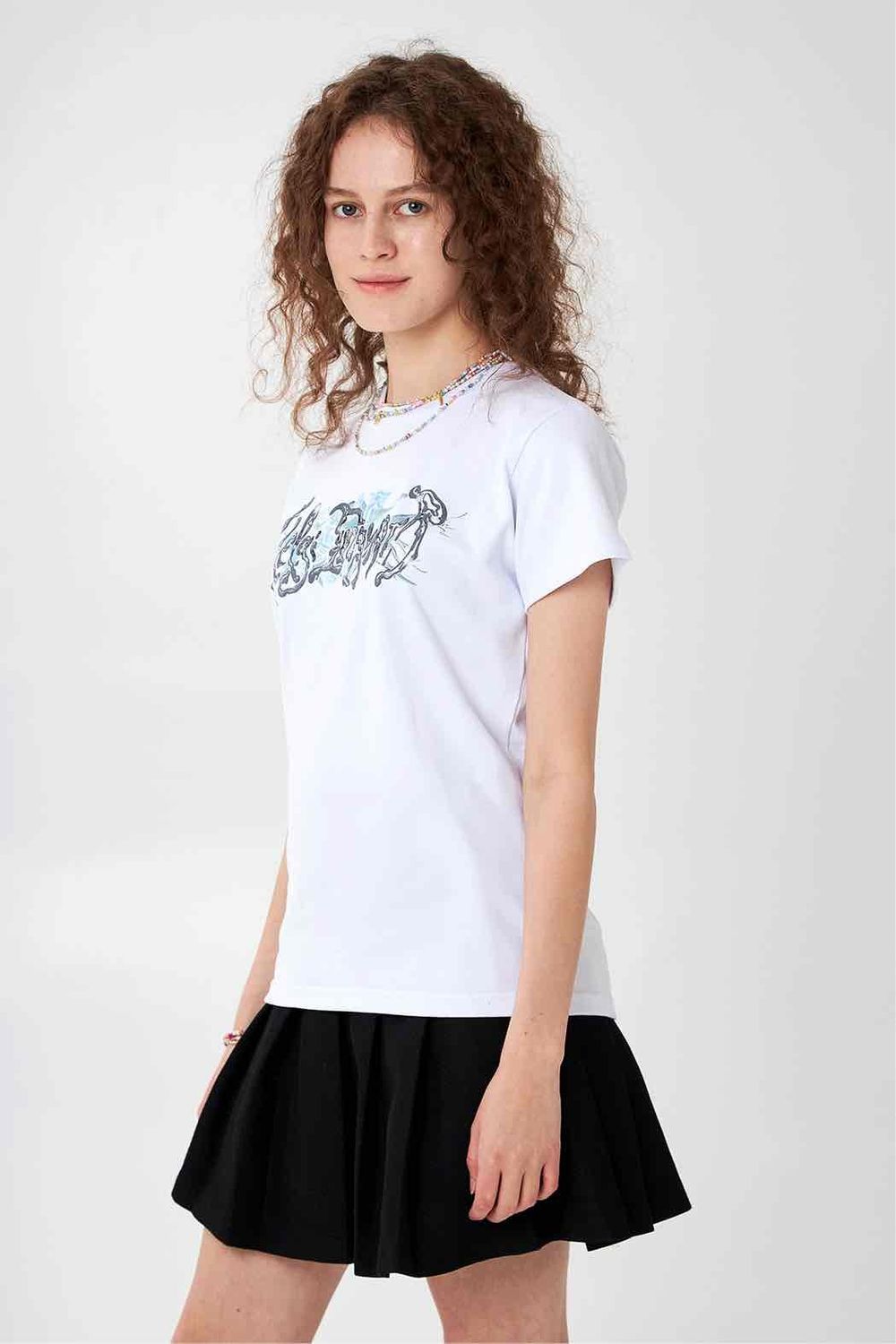 Купить Футболка HELGI INGVARR Русалка Женская Белая Футболка HELGI INGVARR Русалка Женская Белая