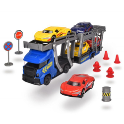 City - Эвакуатор с 5 автомобилями + аксессуары Синий 3745012 A