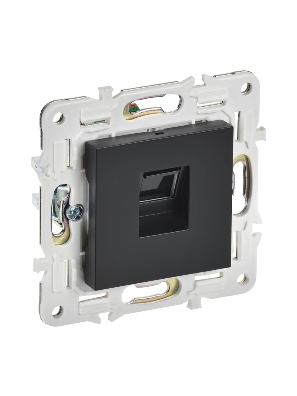 Розетка компьютерная RJ45 кат.5E SKANDY SK-K01Bl черн. IEK SK-K10-1-K02