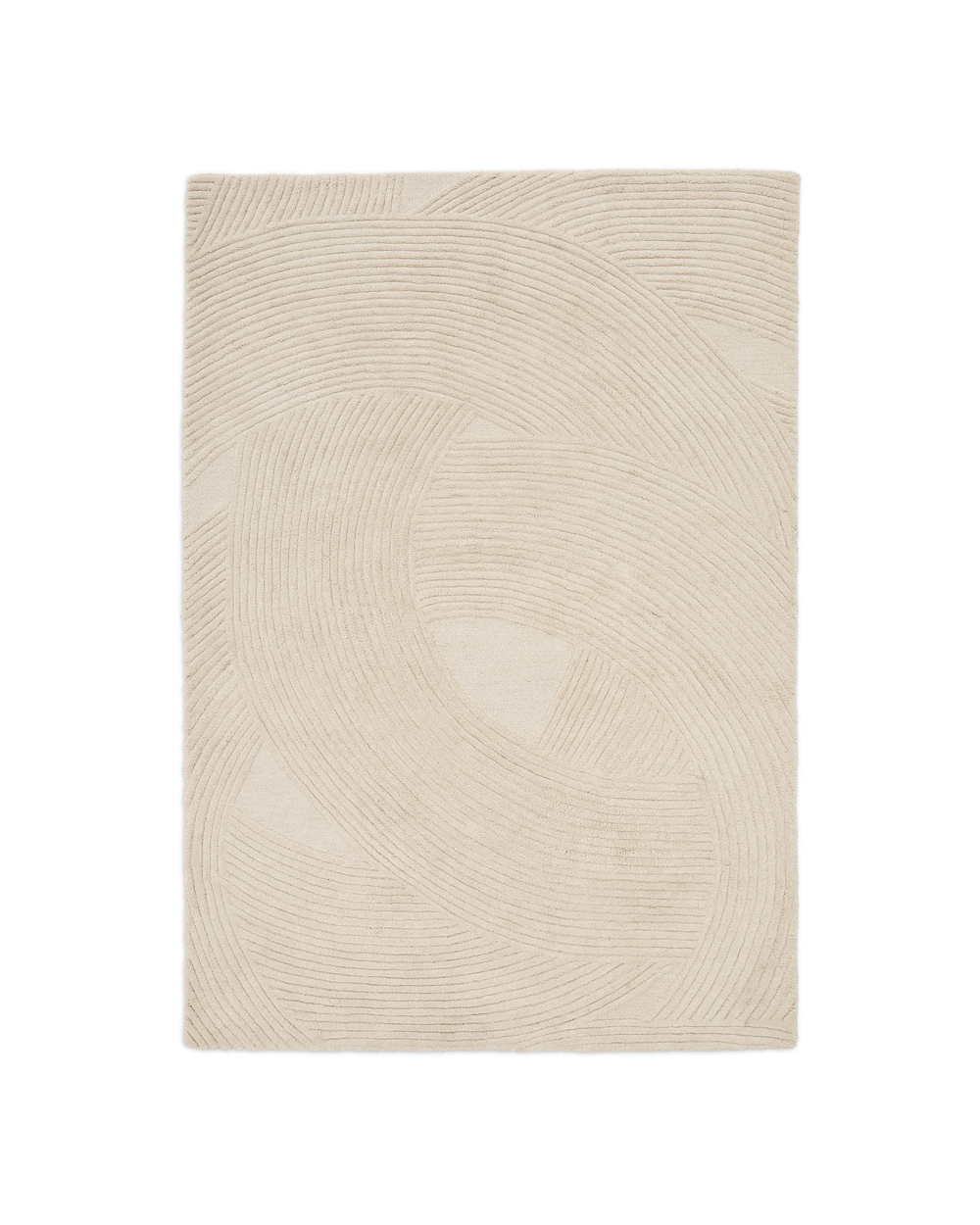 Ковер Domm из белой шерсти, 160 x 230 см