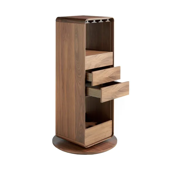 Вращающийся барный шкаф 3115/BRG-3615E из ореха