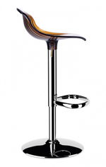 Стул прозрачный барный Siesta Contract Aria, янтарный