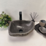 Раковина из речного камня RS-62803 (42*32*15) 55