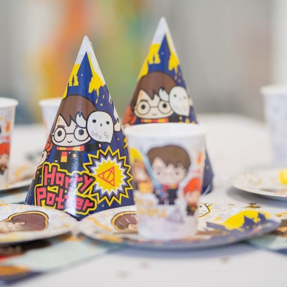 Колпаки праздничные «Гарри Поттер и друзья», 6 шт
