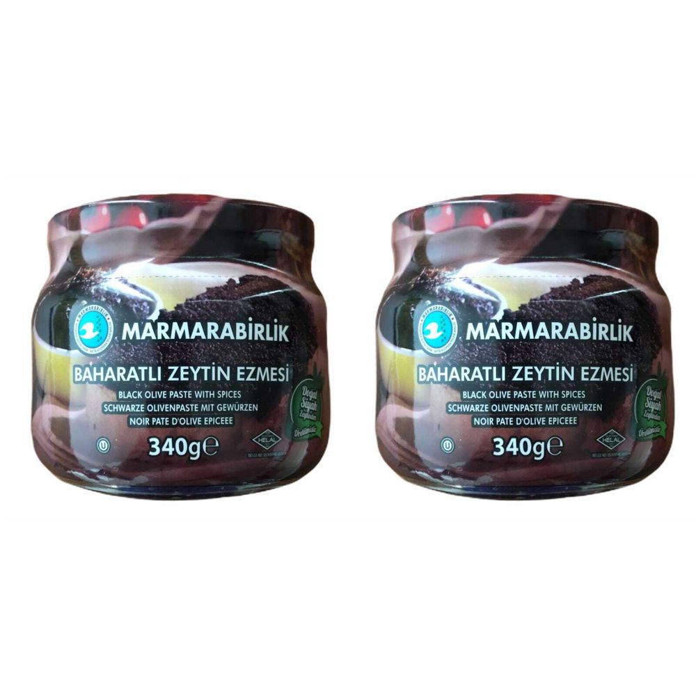 Оливковая паста Marmarabirlik со специями, 340 гр, 2 шт