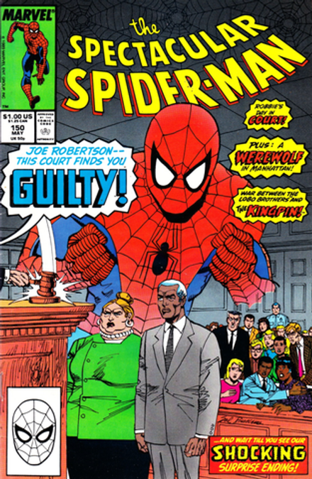 Комикс the Spectacular Spider-Man #150