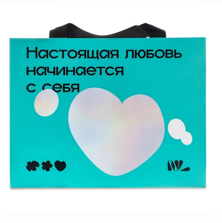 Пакет подарочный, размер L