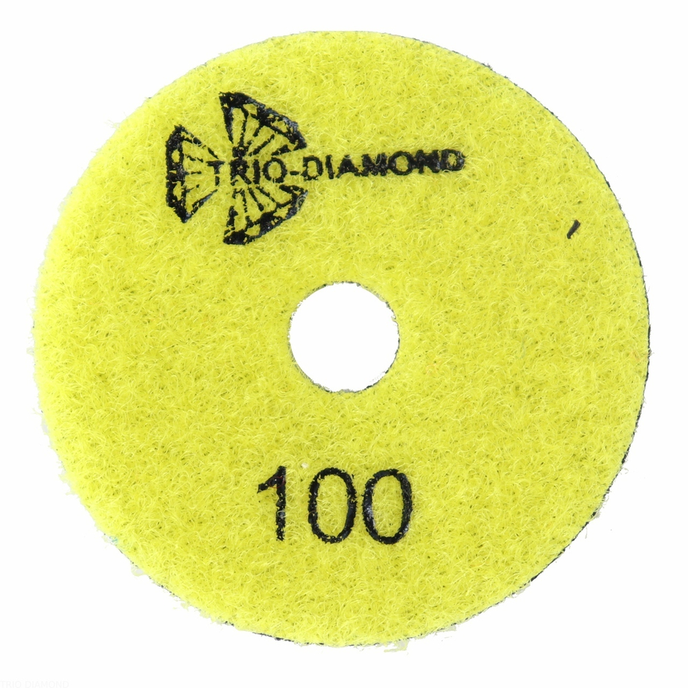 Алмазный гибкий шлифовальный круг "Черепашка" 50мм № 100 (сухая шлифовка), 364100
