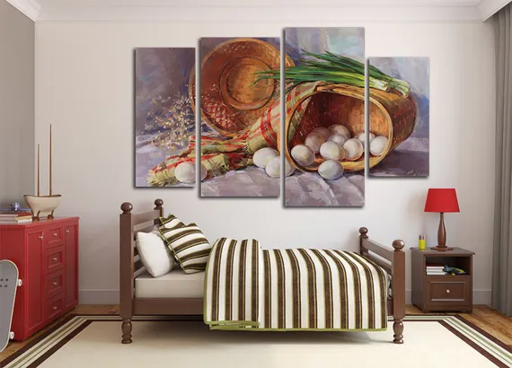 Модульная картина "Сельские дары"