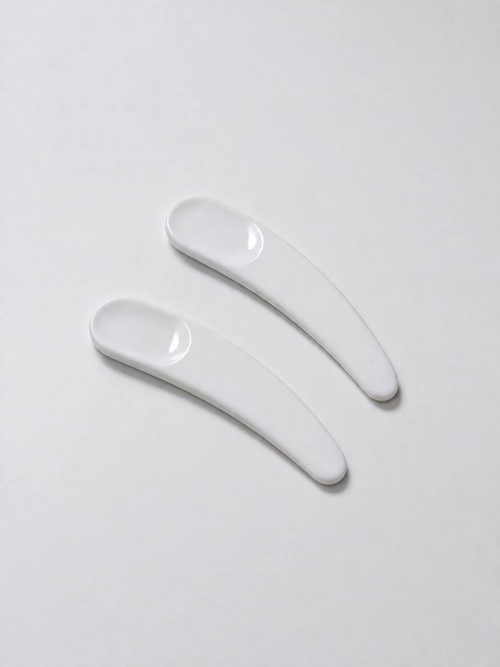 Шпатель-ложка для крема белая