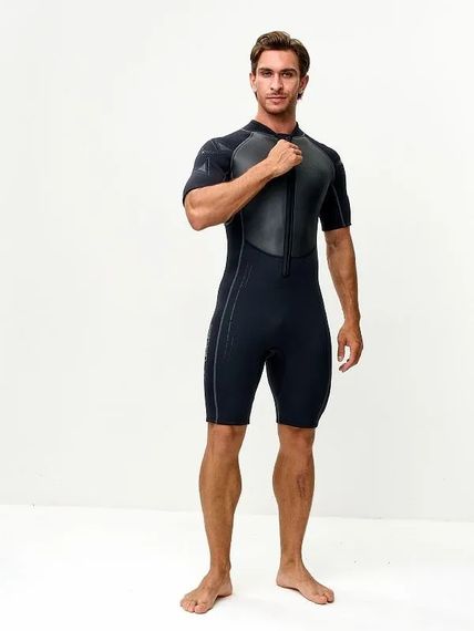 Гидрокостюм Sargan Black King shorty man черный 3 мм