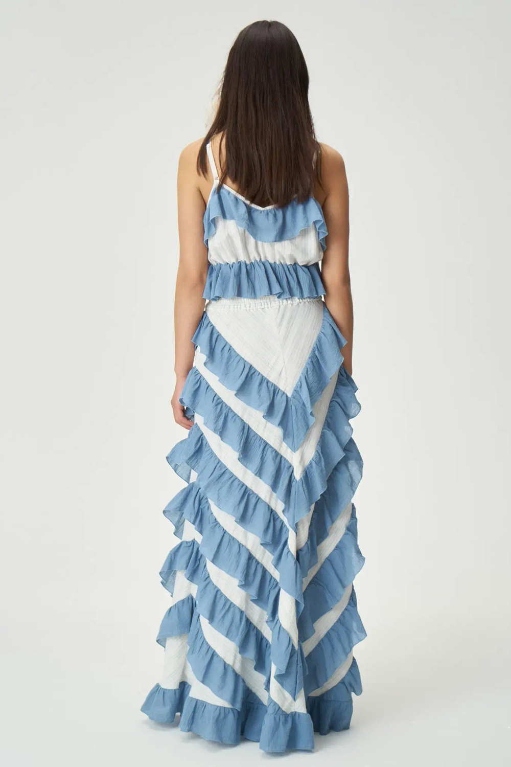 Юбка Джипси голубая