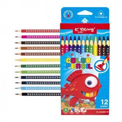 Rəngli karandaş \ Цветные карандаши YL191050-12, Red fish