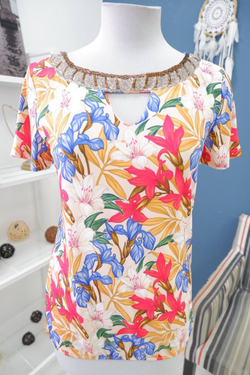 Блуза Lola&Liza с бисером 48 размер