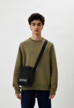 Сумка BIKKEMBERGS E2W001 черная (бок нейлон)