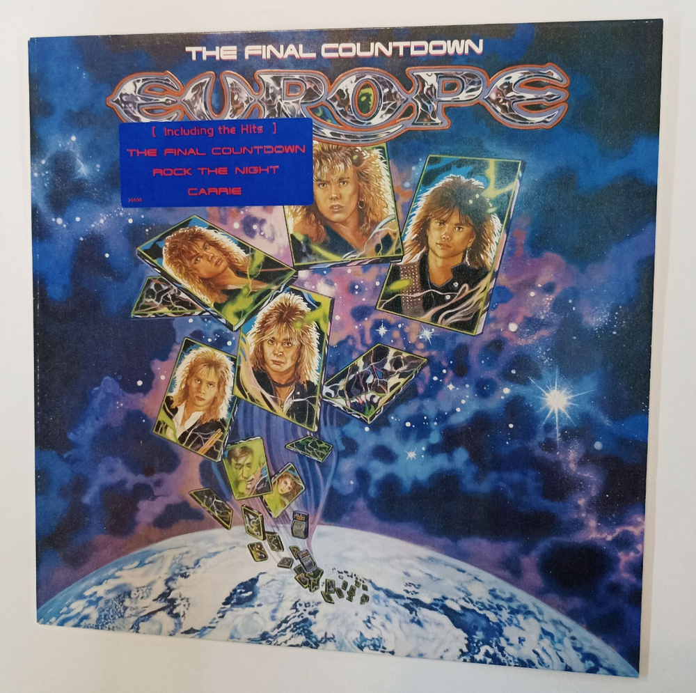 Винтажная виниловая пластинка LP Europe The Final Countdown (Holland 1986)
