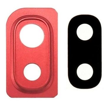 Стекло камеры для Samsung Galaxy A10 (SM-A105F) Красное