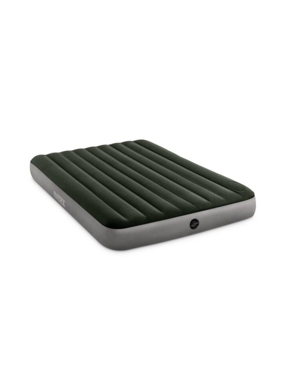 Мaтрас нaдувной Intex 64109 Prestige Downy 152х203х25 см / Крoвать нaдувная Интeкс двухспальная велюровая для дома и туризма